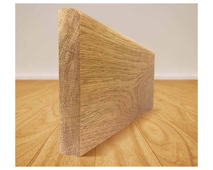 Bullnose Solid Oak Skirting Boards 10 Metre Value Packs
