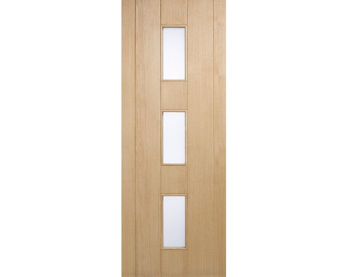 Copenhagen Oak Glazed External Door