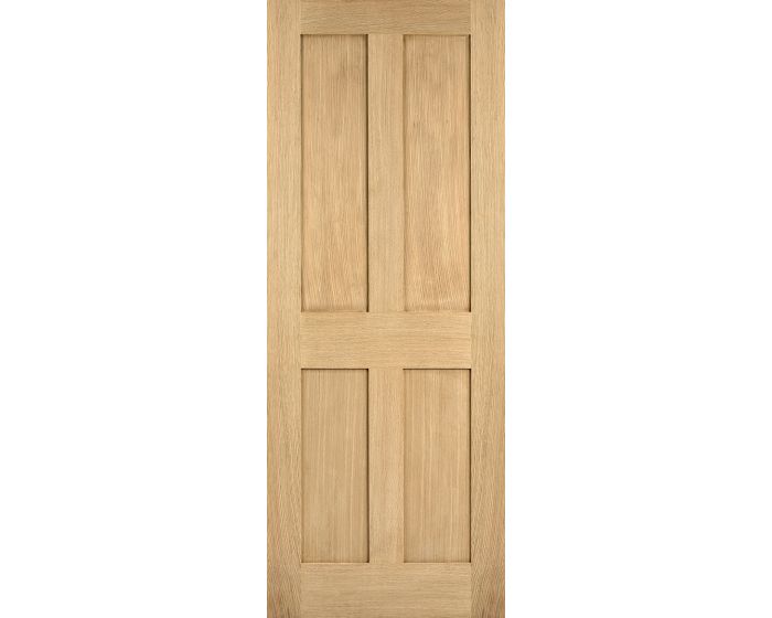 London Flat 4P Unfinished Oak FD30 Internal Fire Door