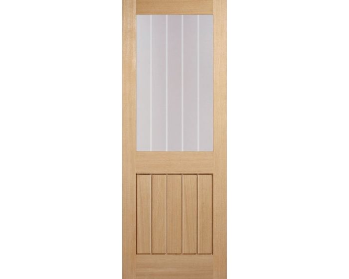Mexicano Half Light Clear Glazed Door