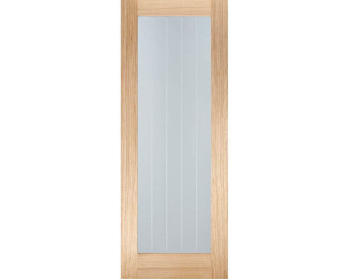 Mexicano Pattern 10 Glazed Oak Internal Door