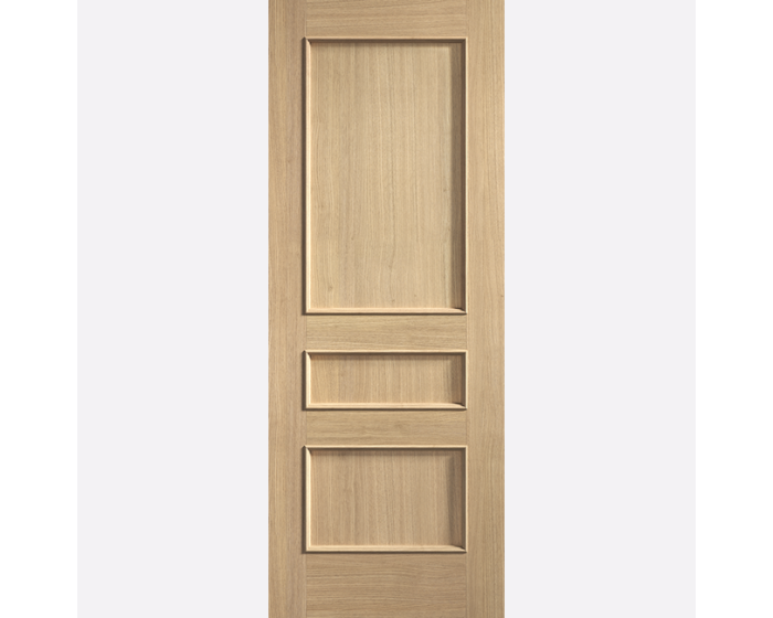 Toledo 3 Panel Prefinished Oak Fire Door