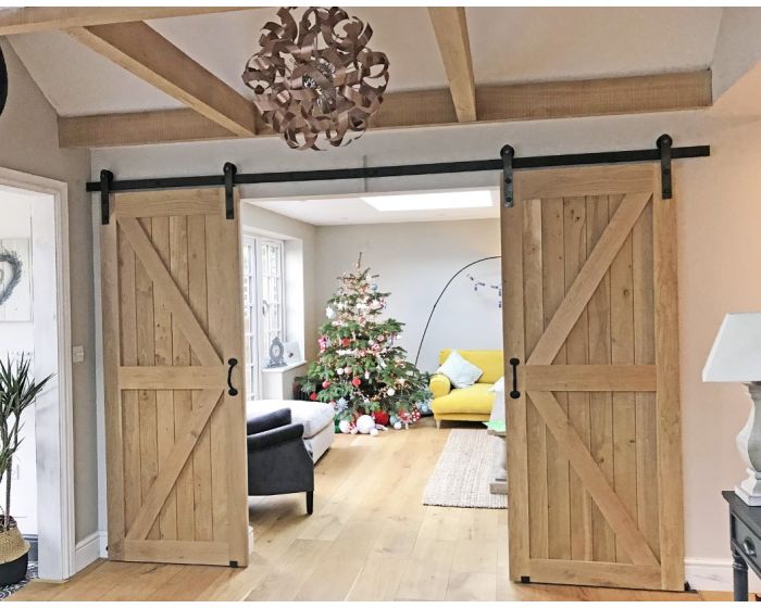 Sliding Door Track - Straight Head