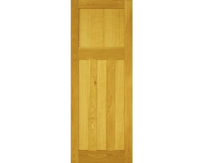 External Prefinished 1930's Solid Oak Door