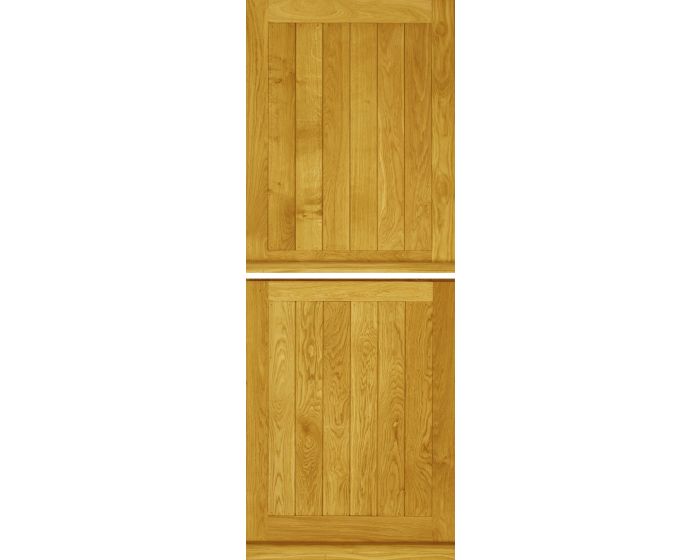 External Prefinished Suffolk Stable Solid Oak Door