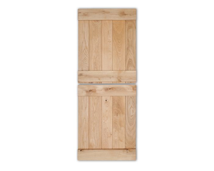 Solid Oak Rustic Butt and Bead Profile Stable Door