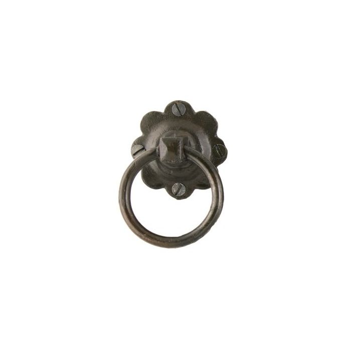 Hand Forged Black Beeswax Ring Handle Set