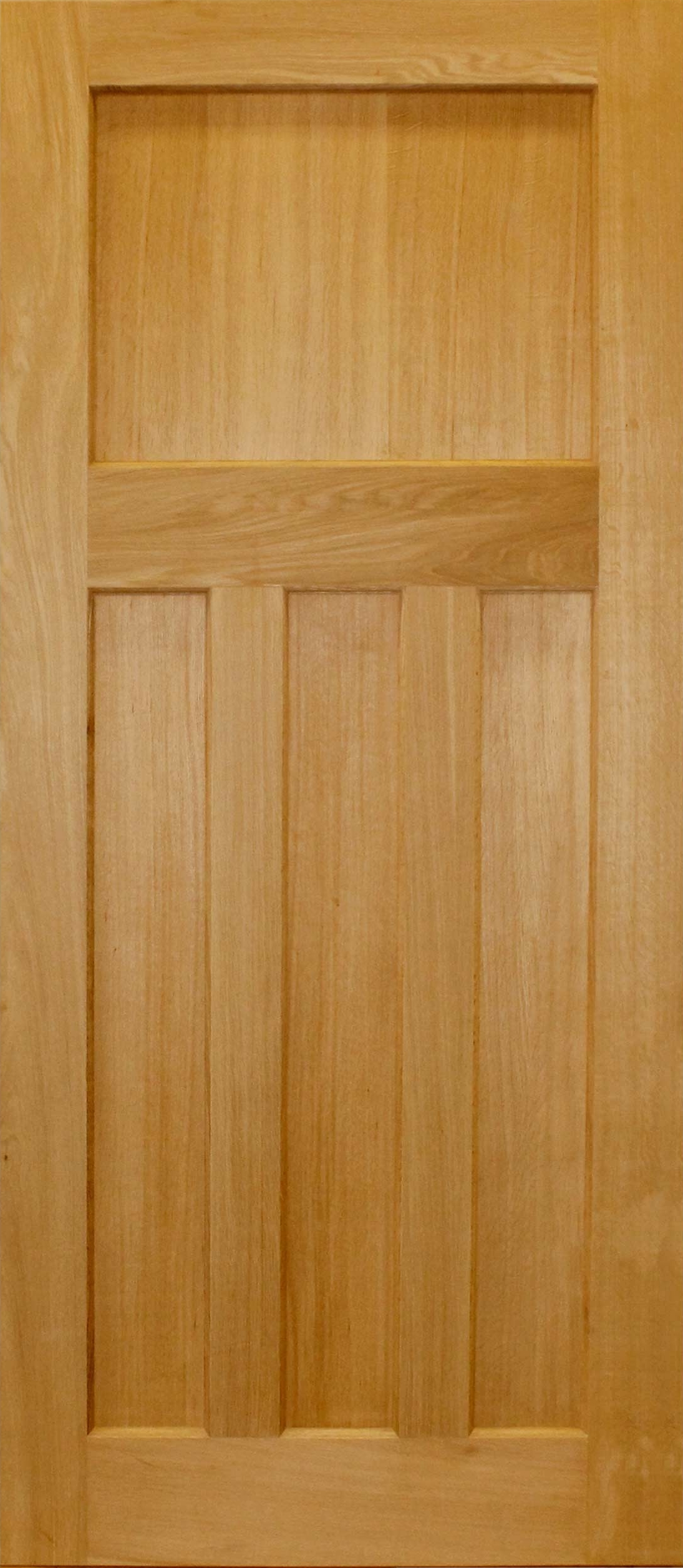 An image of 1930's Style Panelled Veneer Oak Door