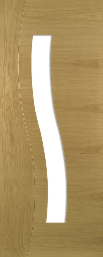 An image of Cadiz Clear Glazed Prefinished Oak Doors