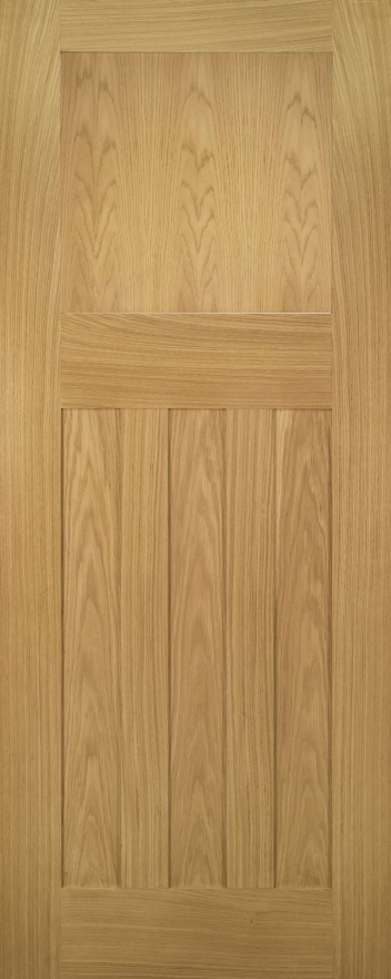 An image of 1930's Cambridge Traditional Oak Internal Fire Rated Door