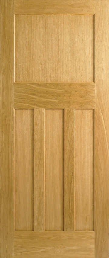 An image of DX30 1930's Style Oak Veneer Internal Door