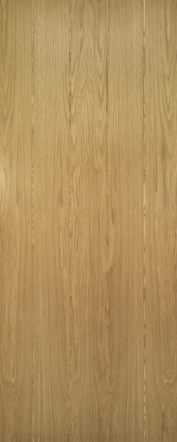 An image of Galway Vertical Panel Modern Oak Interior Fire Door