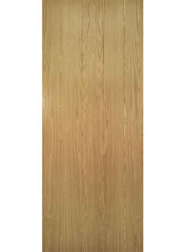 An image of Galway Vertical Panel Oak Door