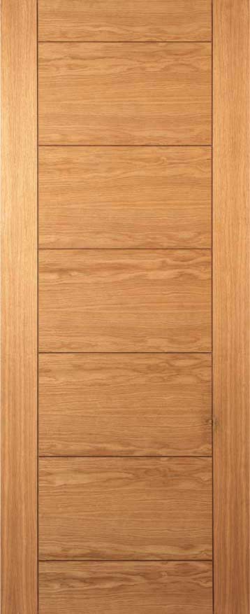 An image of Seville Prefinished Oak Internal Door