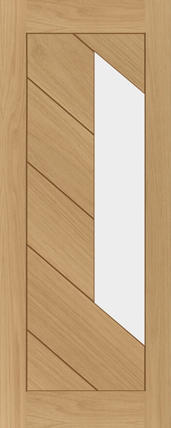 An image of Torino Glazed Prefinished Oak Fire Door