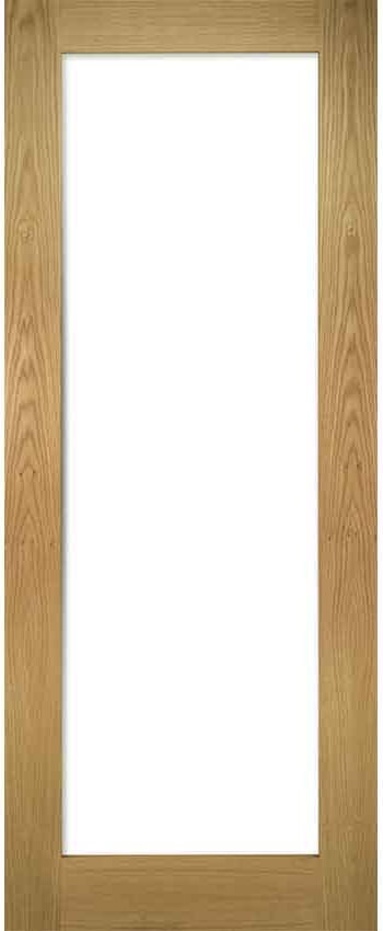 An image of Walden Pattern 10 Glazed Panel Oak Internal Door