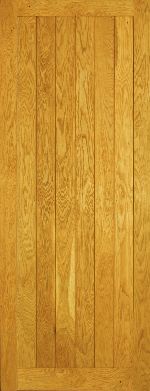 An image of External Suffolk Solid Oak Door