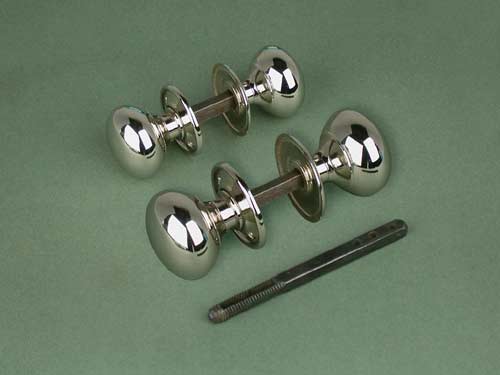 An image of Small Polished Nickel Cottage Knob