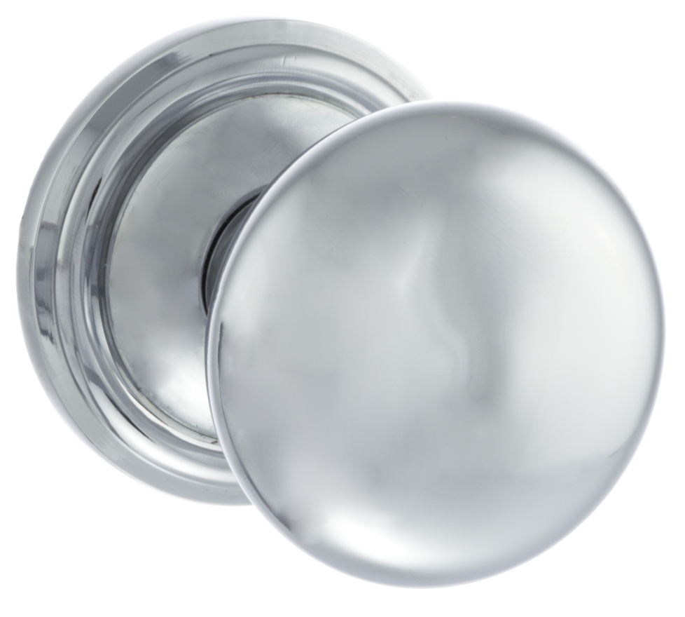 An image of Harrogate Polished Chrome Door Knob