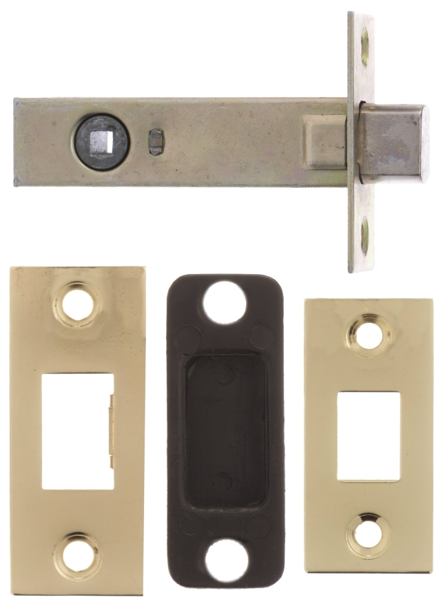 An image of 3 inch Internal Door Dead Bolt - Polished Brass