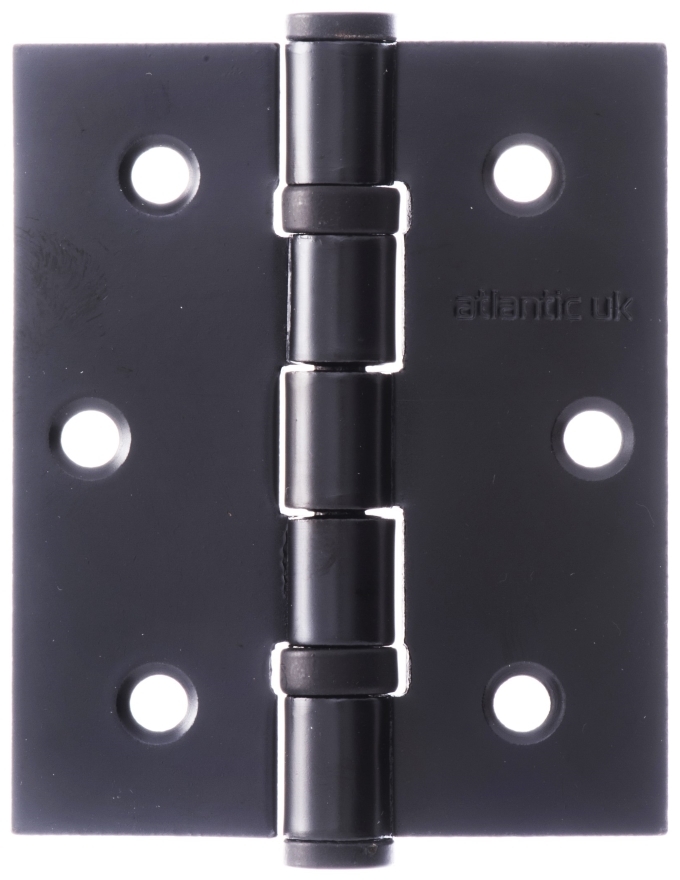 An image of Matt Black 3" Butt Hinge Pair