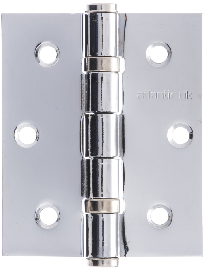An image of Polished Chrome 3" Butt Hinge Pair
