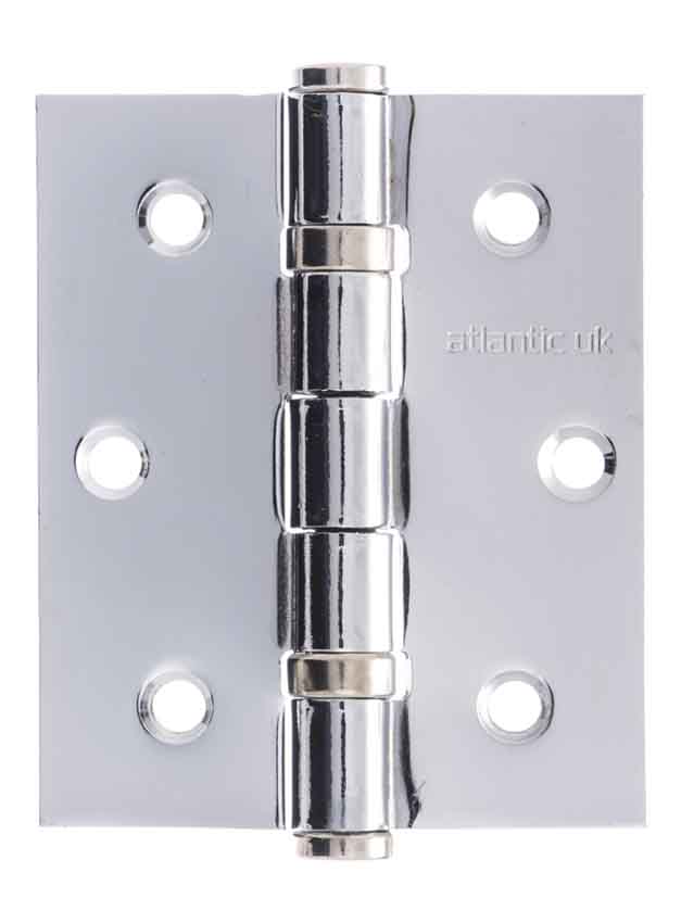 An image of Polished Chrome 3" Butt Hinge Pair