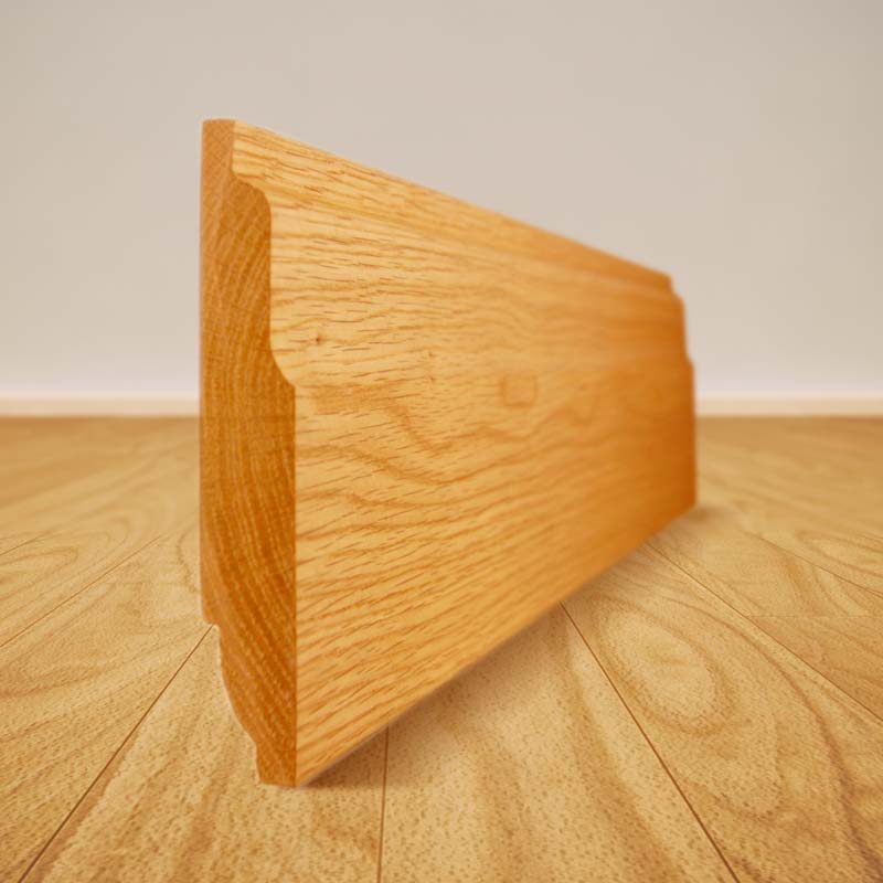 An image of Lambs Tongue Solid Oak Skirting Boards