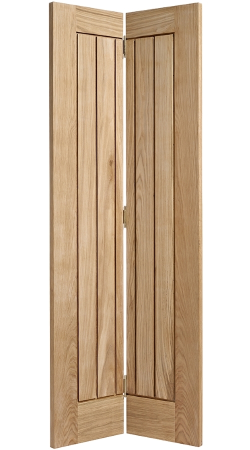 An image of Mexicano Oak Bi-Fold Door