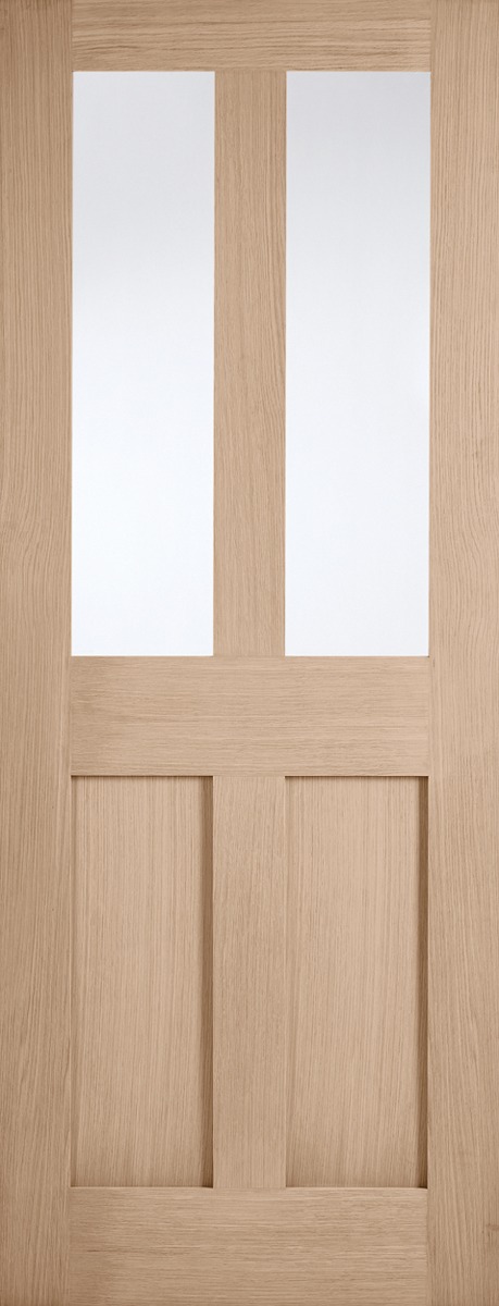An image of London Flat 4P Prefinished Oak Glazed Internal Door