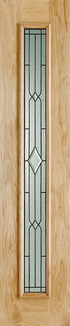 An image of Universal Leaded Glass Oak External Sidelight
