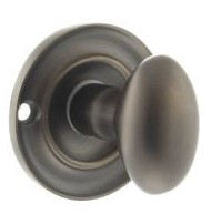 An image of Solid Brass Oval WC Turn And Release