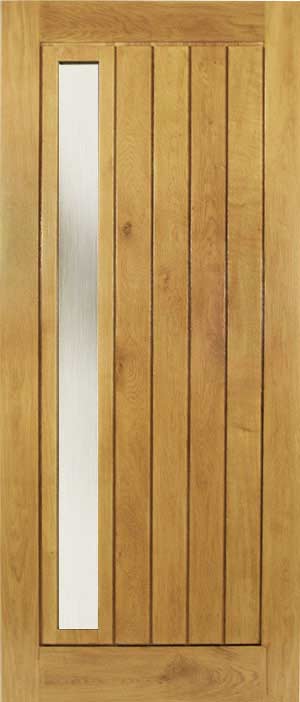 An image of Solid Oak Mexicano Contemporary External Door