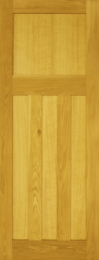 An image of External Prefinished 1930's Solid Oak Door