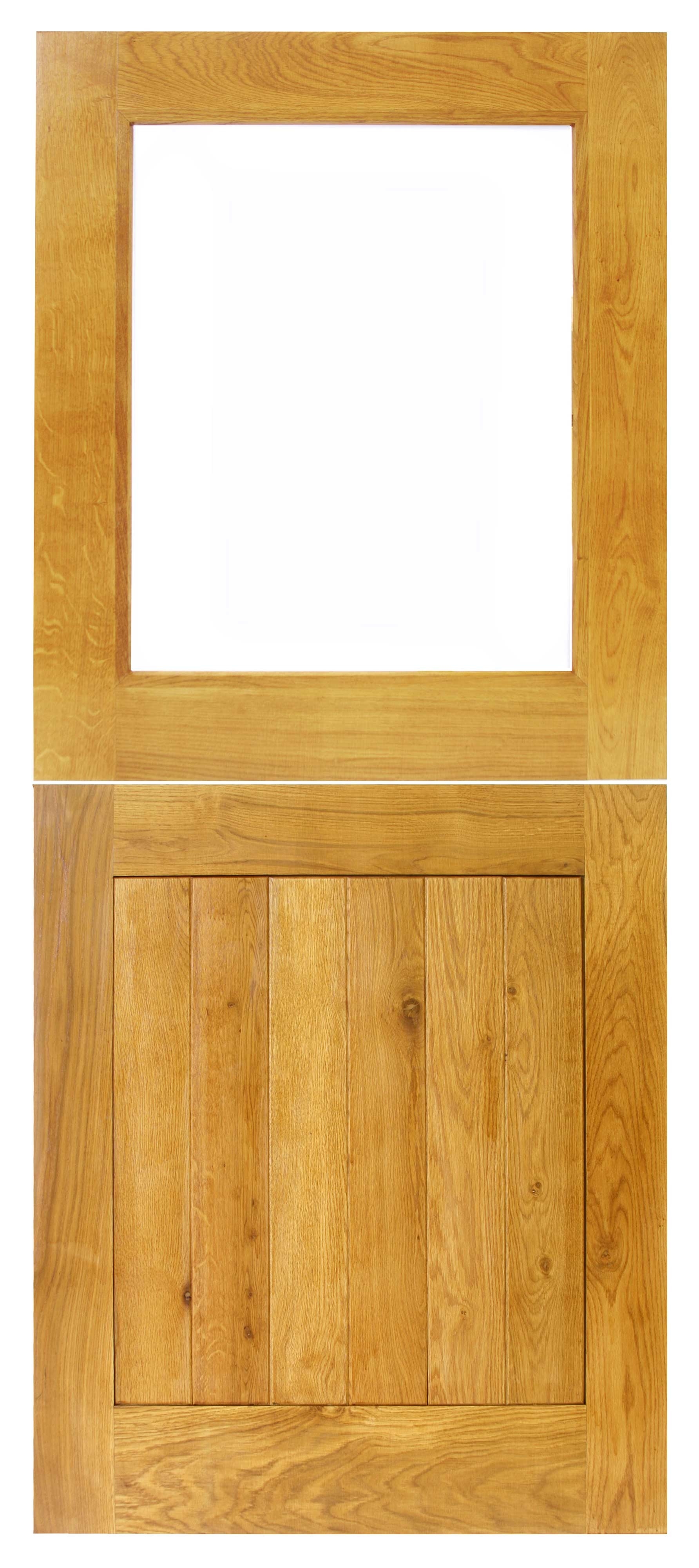 An image of External French Stable Solid Oak Door