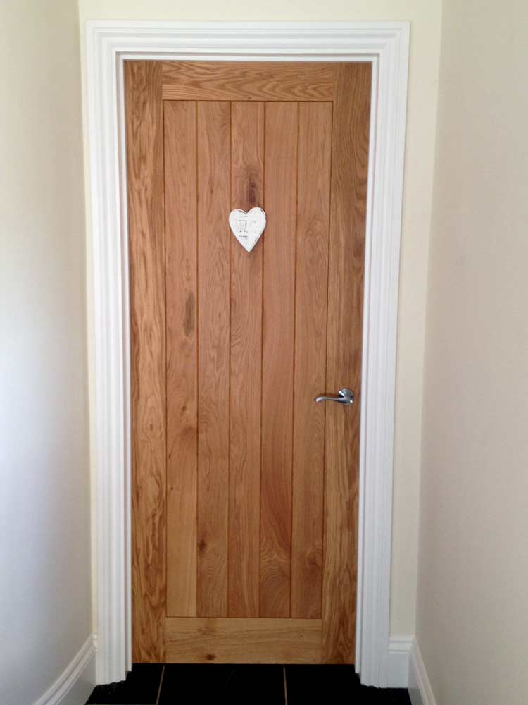 Solid Oak Suffolk Door