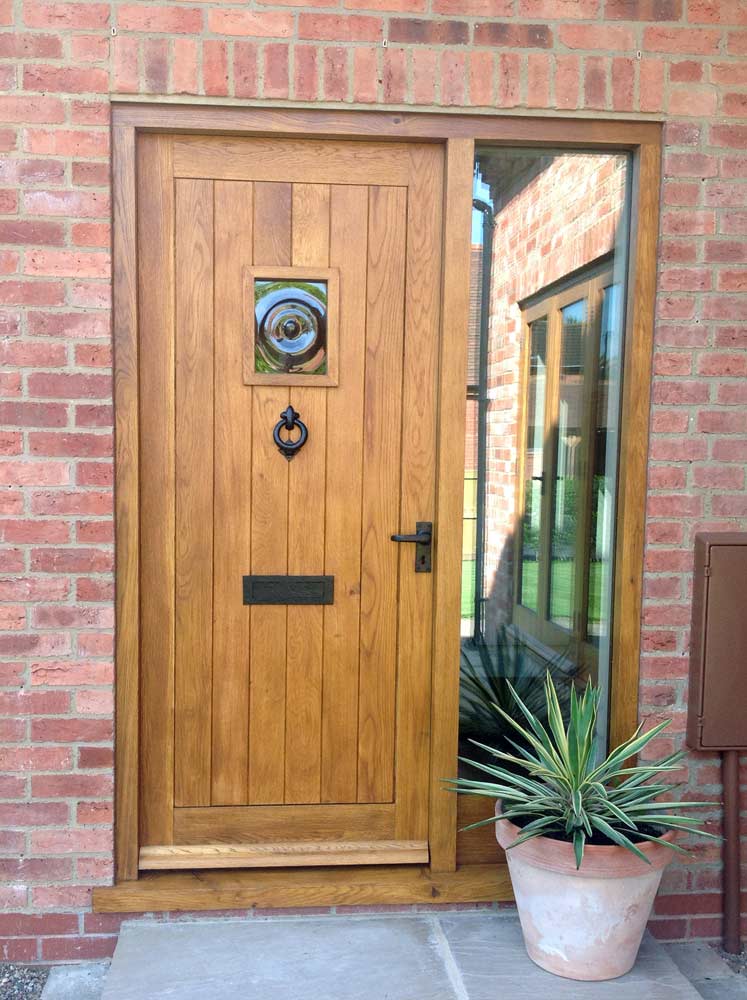 External Traditional Solid Oak Door