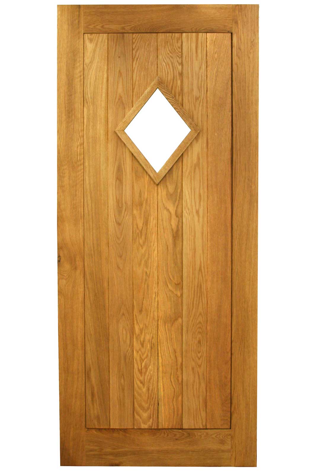 An image of External Traditional Diamond Solid Oak Door