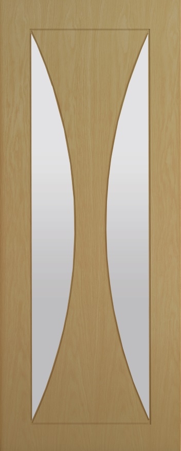 An image of Sorrento Prefinished Oak Glazed Door
