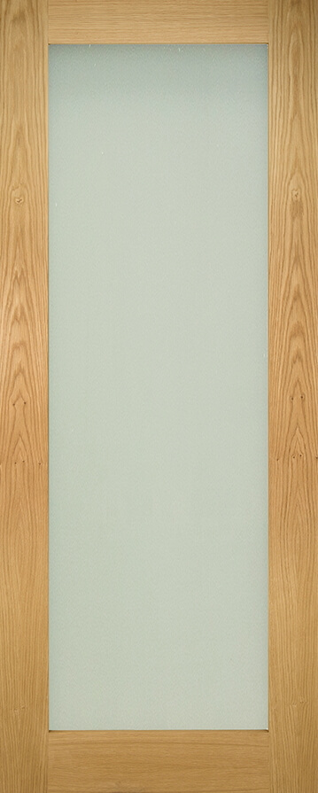 An image of Walden Pattern 10 Glazed Panel Oak Internal Door